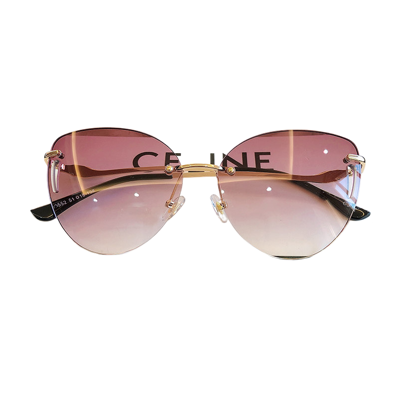 Frameless UV Protection Women Sunglasses