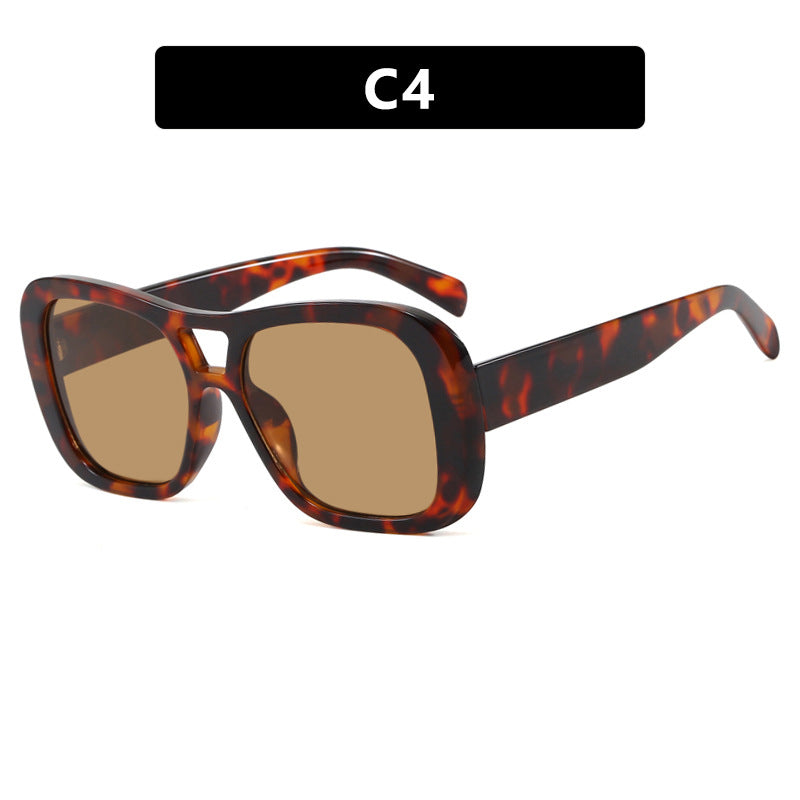 Large Frame Double Beam Sunglasses Sunglasses Personalized Sunglasses