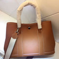 Women's Litchi Texture Leather Tote Bag
