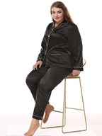 Women's Satin Pajama Set