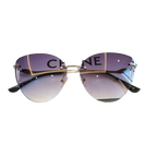 Frameless UV Protection Women Sunglasses