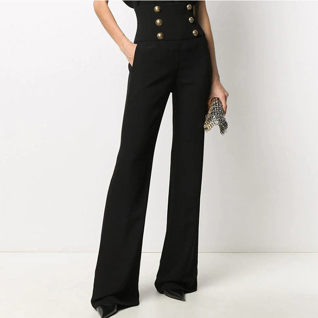 Sequin Halter Neck Flare Jumpsuit