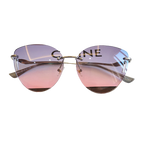 Frameless UV Protection Women Sunglasses