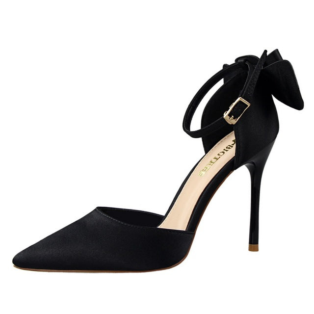 Korean Style Sweet Stiletto High Heel Women's Shoes