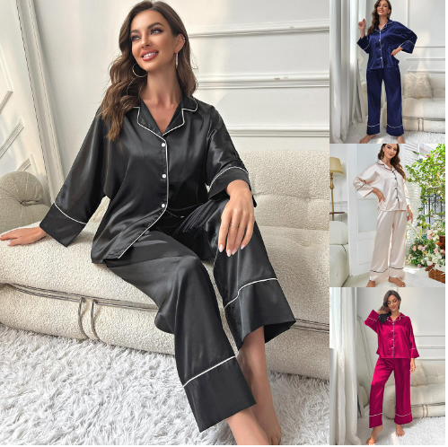 Women's Satin Pajama Set