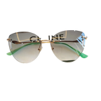 Frameless UV Protection Women Sunglasses