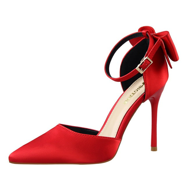 Korean Style Sweet Stiletto High Heel Women's Shoes
